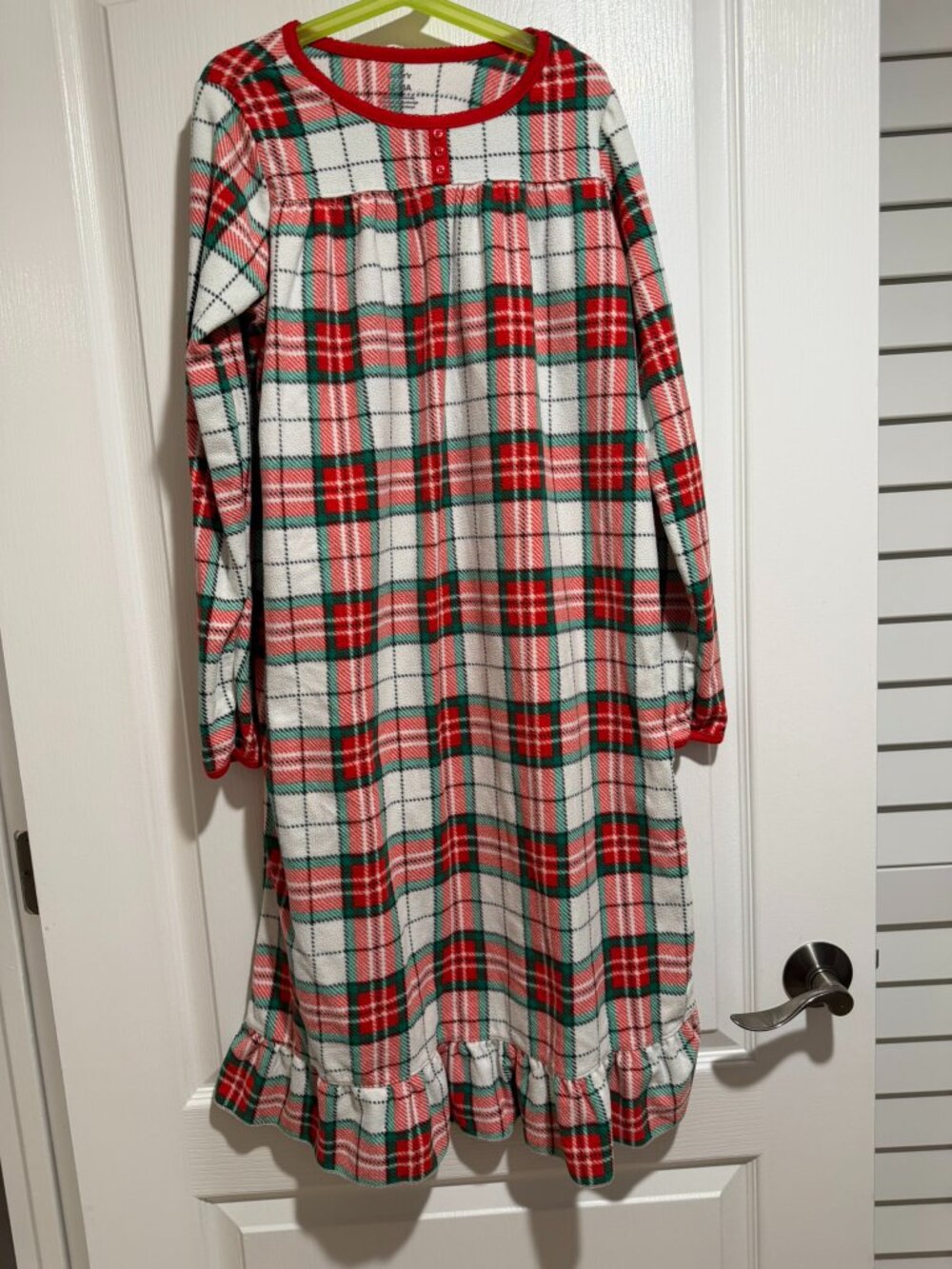 Carters Girls Size 14 Heavy Flannel long Sleeve Nightgown